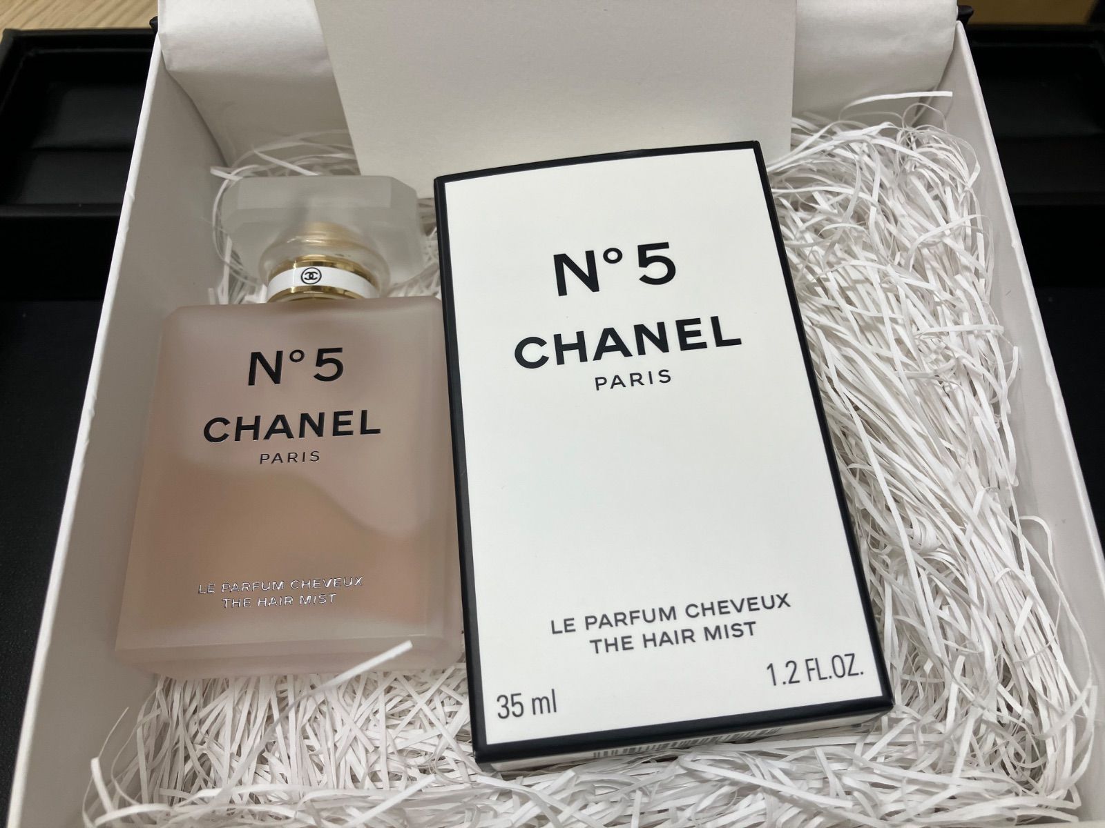 △CHANEL No.5 シャネル ヘアミスト 香水 ギフト箱入り