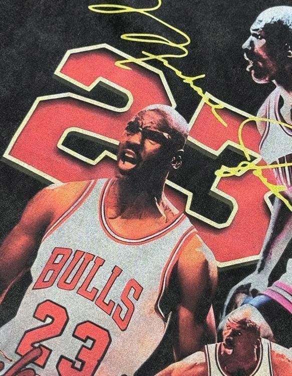 NBA シカゴ ブルズ マイケル ジョーダン ヴィンテージ加工 半袖