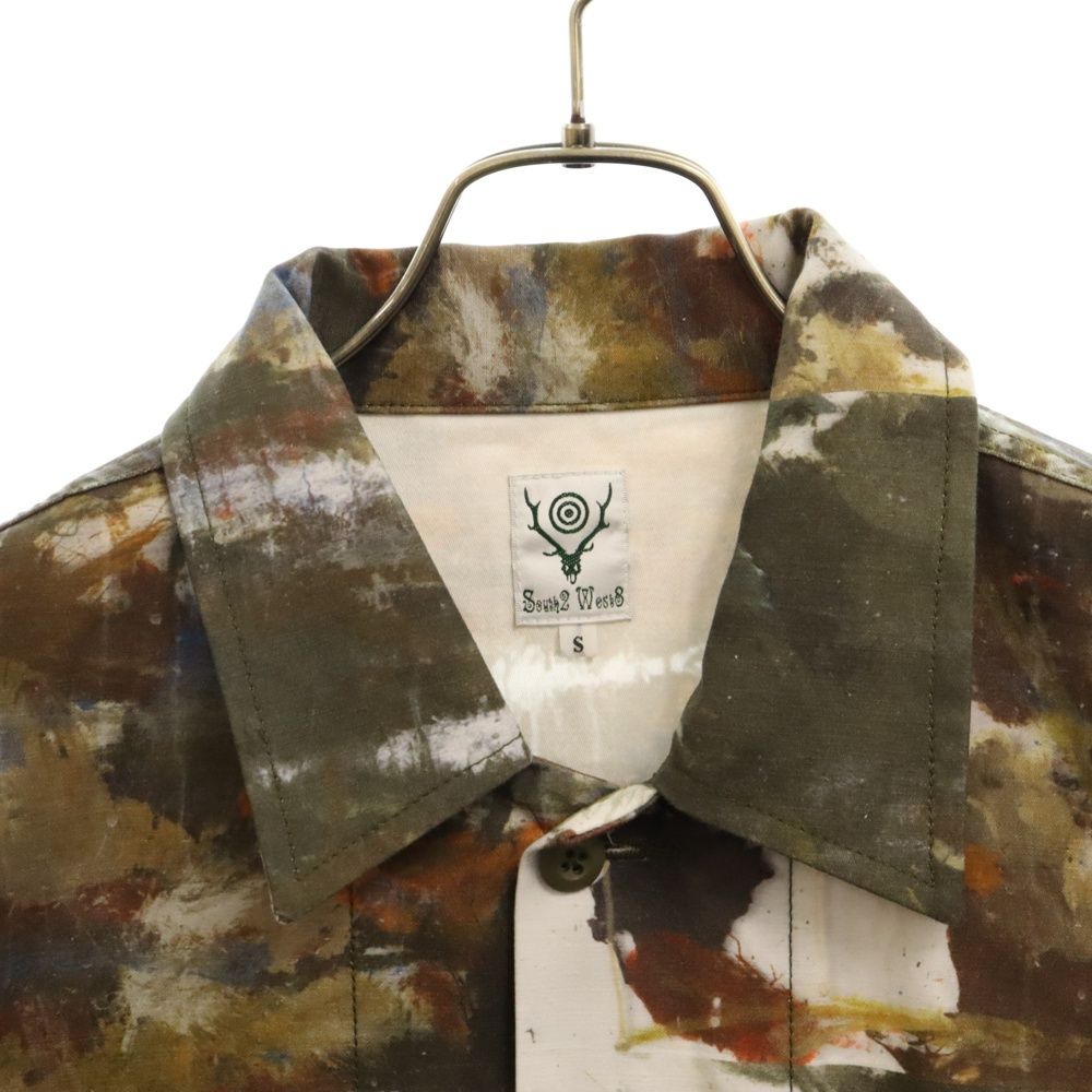 SOUTH2 WEST8 (サウス2ウエスト8) ×Ben miller Hunting Shirts ベンミラー ハンティング長袖シャツ オリーブ 22-03-6-606