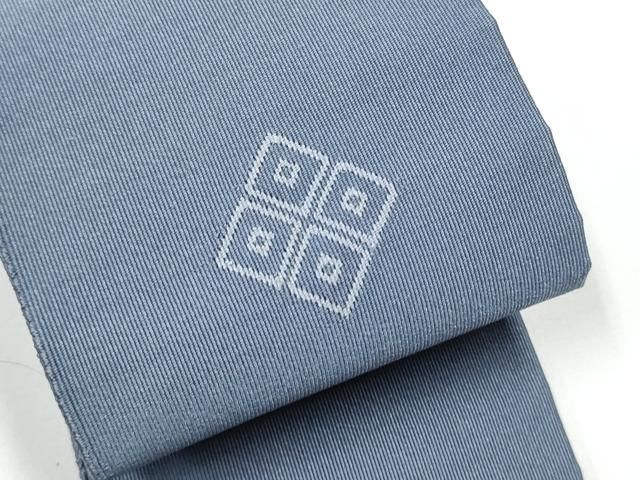 平和屋着物●男性 爪掻き本綴れ 角帯 菱文 共 き 正絹 hy