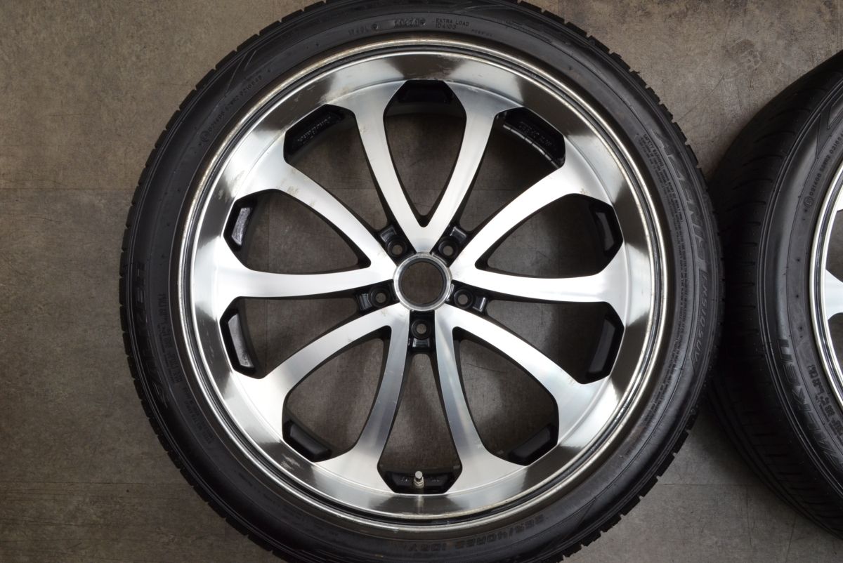  カスタム用に M z SPEED juno Babel 22 in 9 J 35 PCD 114 3 ファルケン AZENIS FK 510 SUV 265 40 R レクサス RX NX ハリアー 22インチ タイヤ ホイールセット