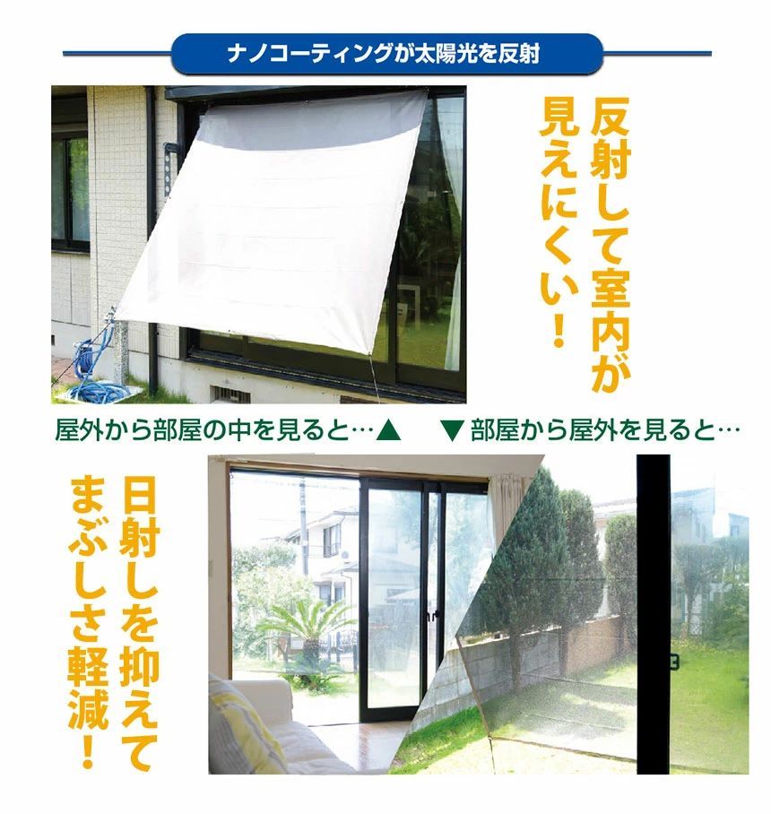 目隠し UVカット