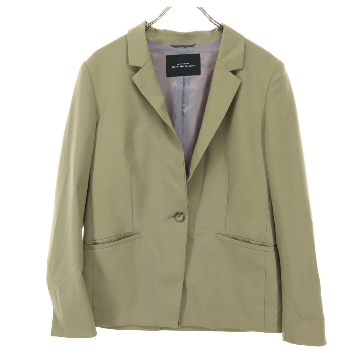 美品 green label relaxing グリーンレーベルリラクシング 長袖 スーツ 