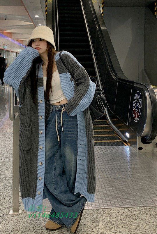 ニットカーディガン韓国ファッ vii4w485433