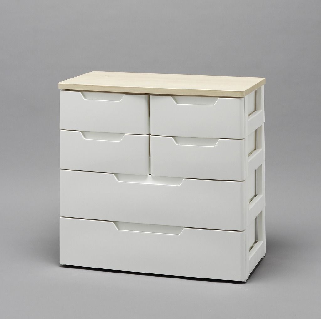 アイリスオーヤマ チェスト ホワイト ナチュラル MU-7224 IRIS OHYAMA