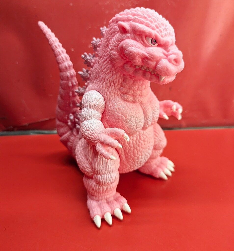 ファンタジートイズ ゴジラ ソフビ ピンク