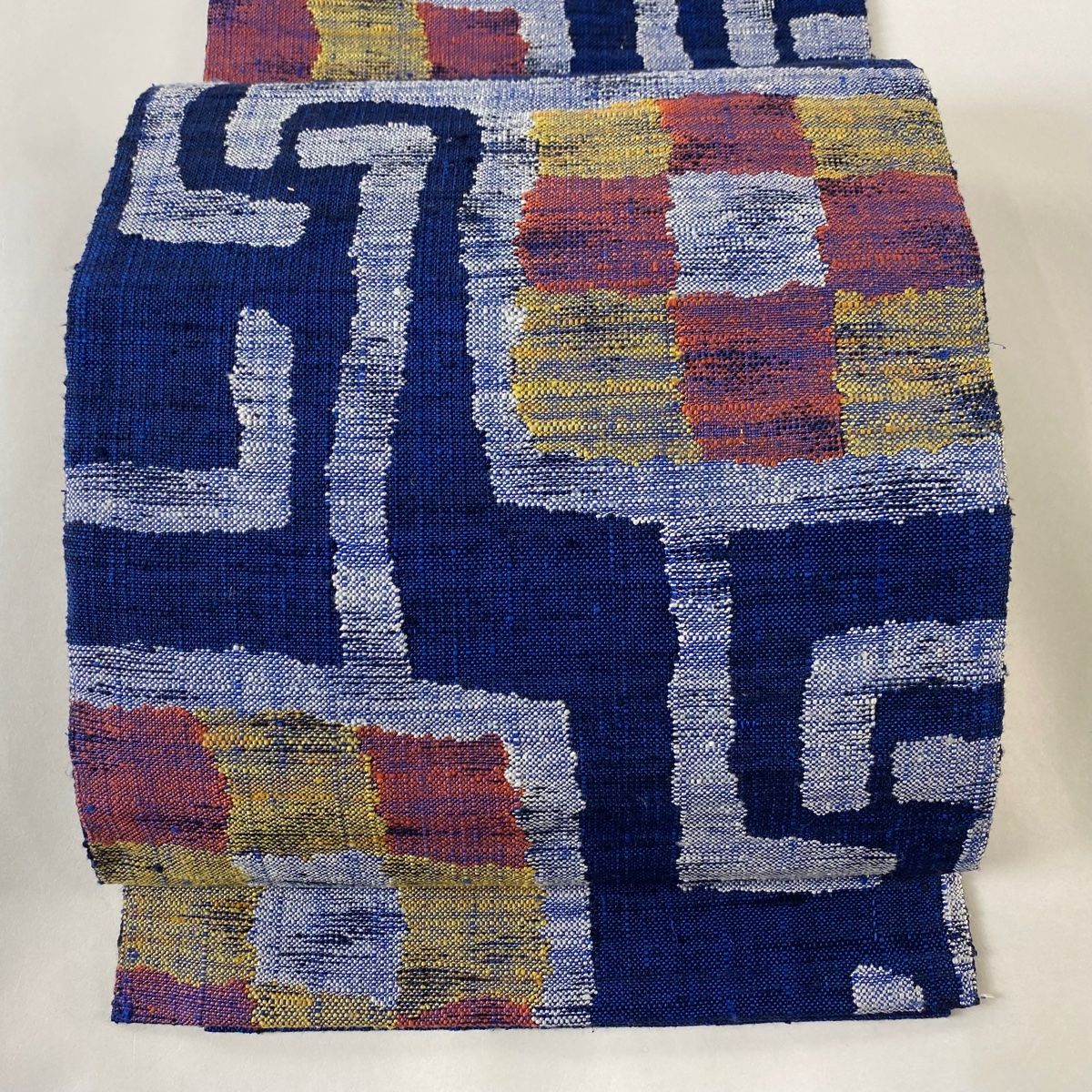 正絹 名古屋帯 松葉仕立て 専用帯3606 3574 二点セット ○高級 正絹 花織