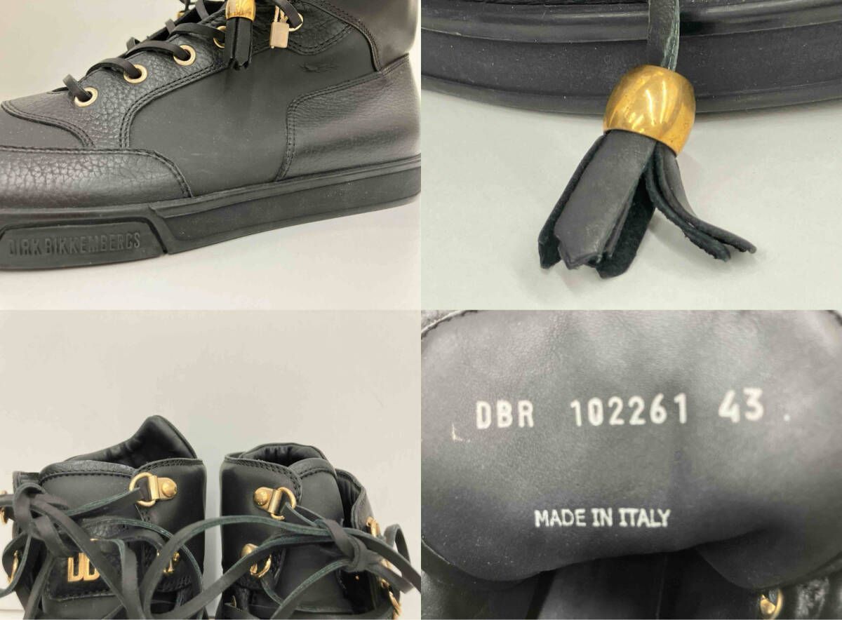 DIRK BIKKEMBERGS ダークビッケンバーグ ブーツ ブラック サイズ43