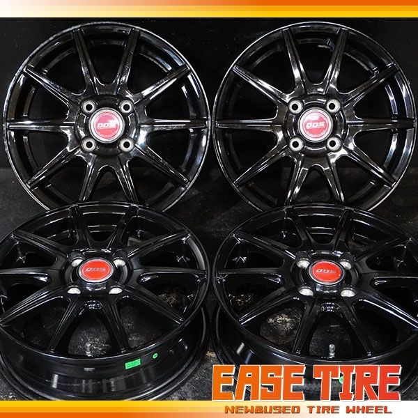 売切 BADX D.O.S 14×4.5J 45 100 4H 4本 ワゴンR タント スペーシア N-BOX等 スタッドレス用に