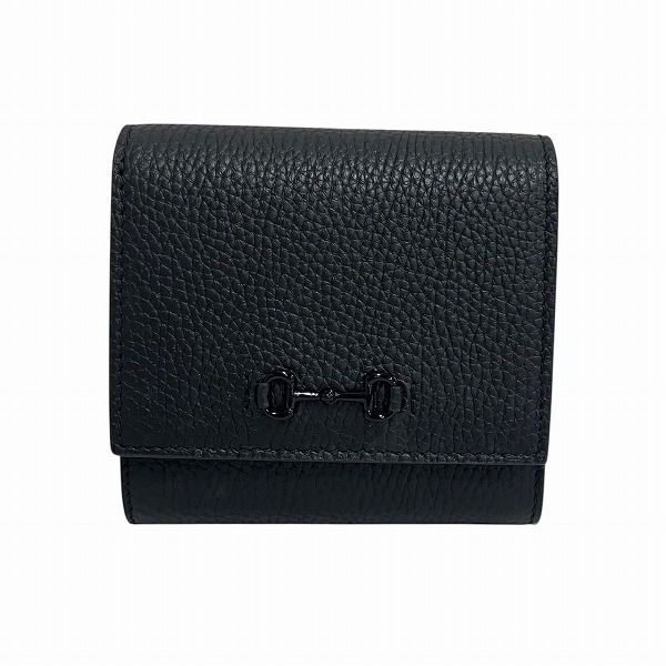 グッチ GUCCI ホースビット 745981 コンパクトウォレット 2つ折り財布 レディース
