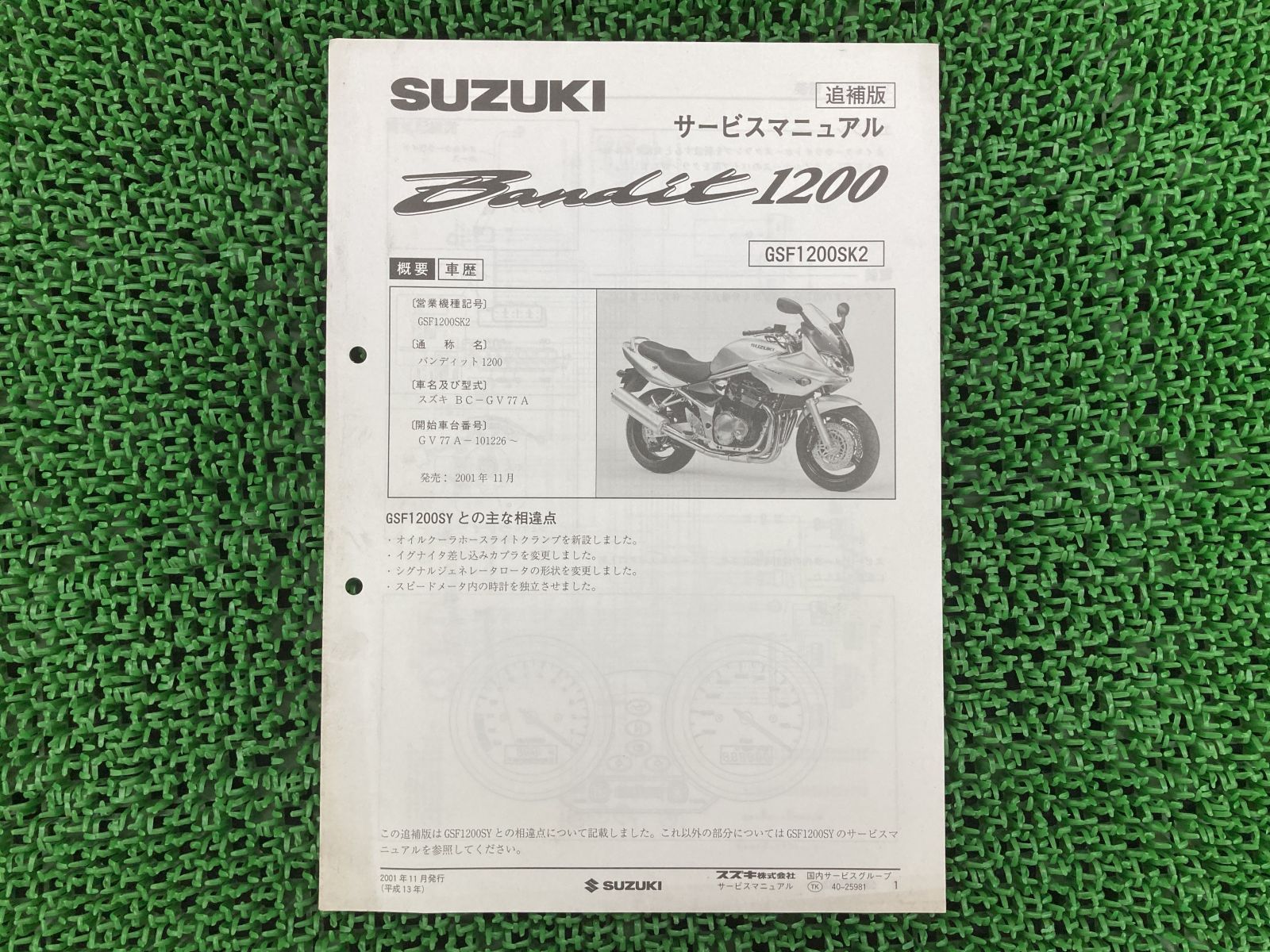 スズキバンディット1250サービスマニュアル
