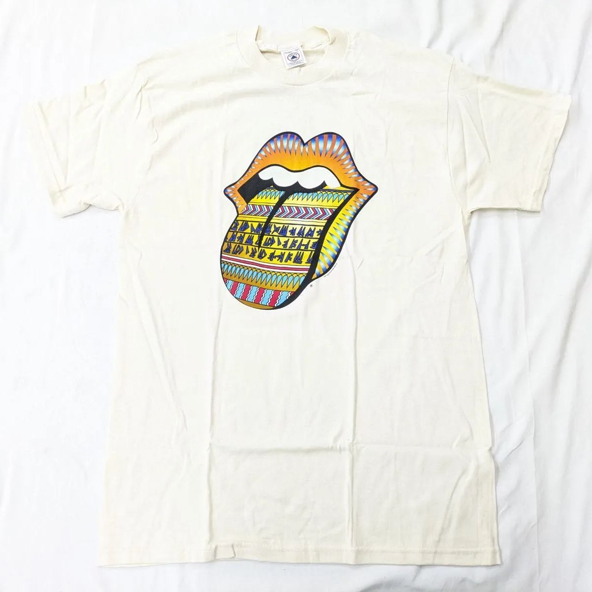 未着用 DELTA ローリング・ストーンズ ネイティブ柄 Tシャツ