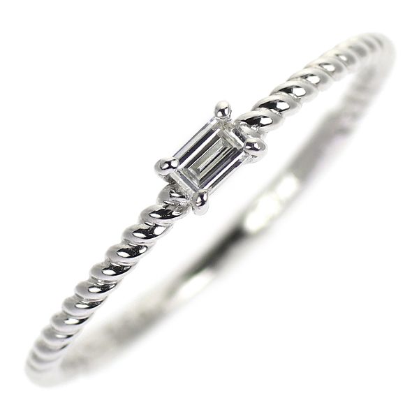 K10WG ダイヤモンド リング 0.05ct