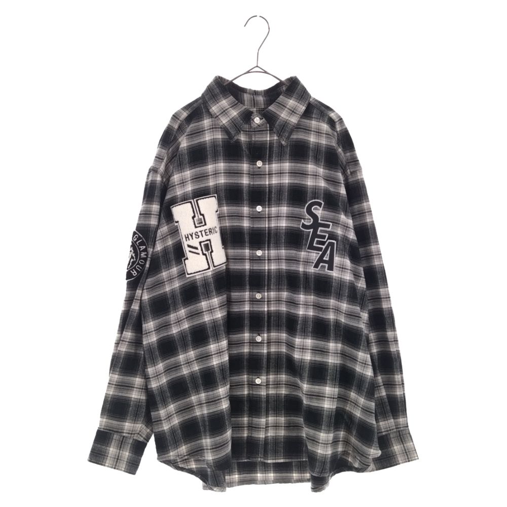 WIND AND SEA (ウィンダンシー) ×Hysteric Glamour 3rd CHECK SHIRT