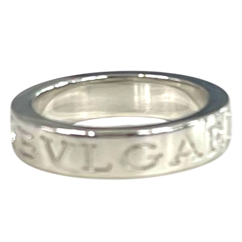 ブルガリ・ブルガリダブルロゴ リングダイヤモンドセット750WG 11.5