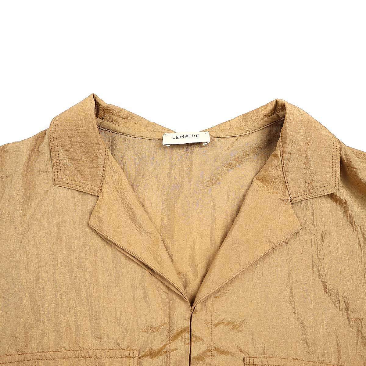 LEMAIRE ルメール 19SS Silk Voile Boxy Shirt ナイロンシルクボクシー 