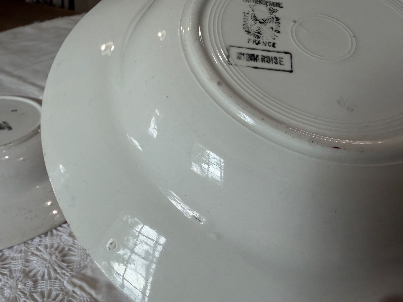 フランスアンティーク スーププレート