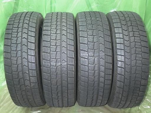 DUNLOP スタッドレス 20年製 バリ山 ダンロッフ ウィンターマックス WM02 195|60R16