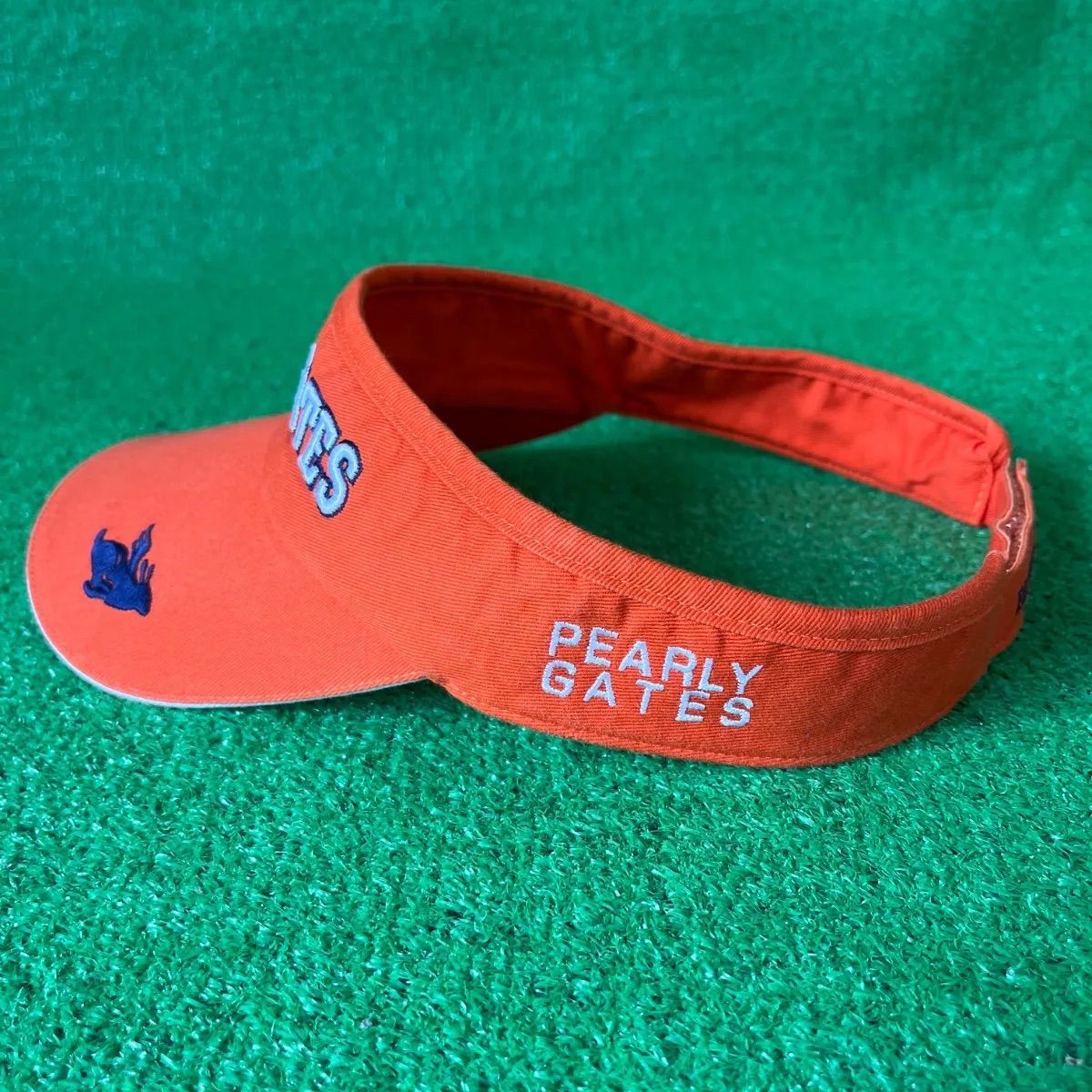 ★新品正規品/パーリーゲイツロゴ刺繍 モヤモヤ柄バイザー （UNISEX） パーリーゲイツ PG グラフィックホース柄サンバイザー