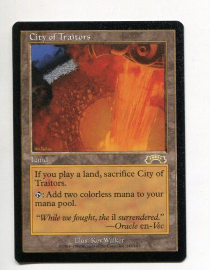 Wizards OF THE COAST エクソダス EXO 英 裏切り者の都|City of Traitors 土地R