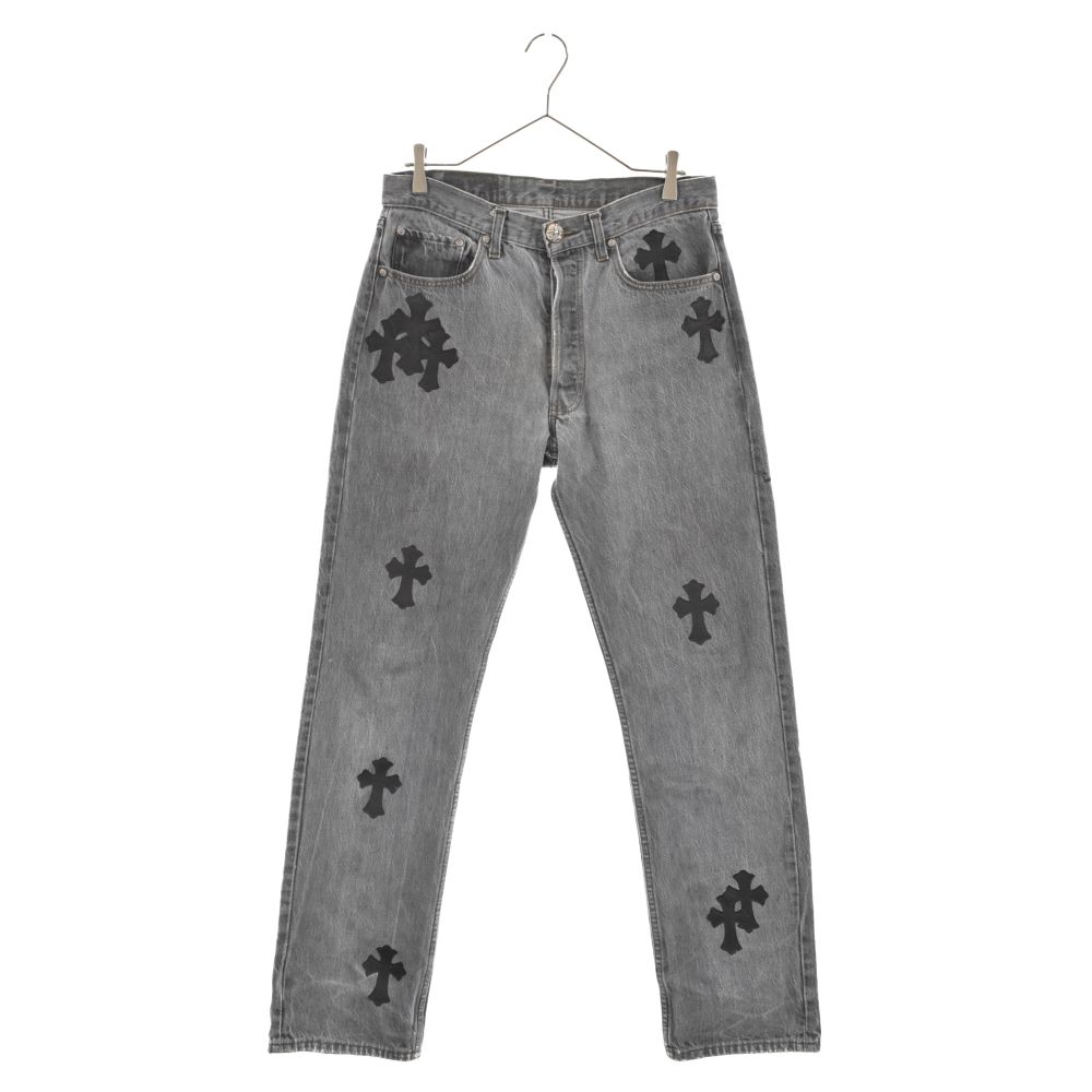 CHROME HEARTS (クロムハーツ) ×LEVI'S U VNTG JEAN BLU/RED TAB 501