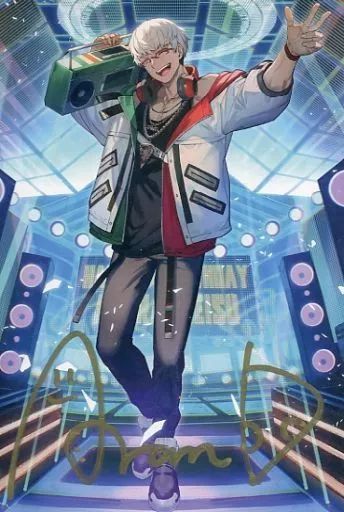 直筆サイン★CDアルバム アルランディス★ホロスターズ 直筆 サイン CD 中古】ポストカード アルランディス 直筆サイン入りlack描き下ろし
