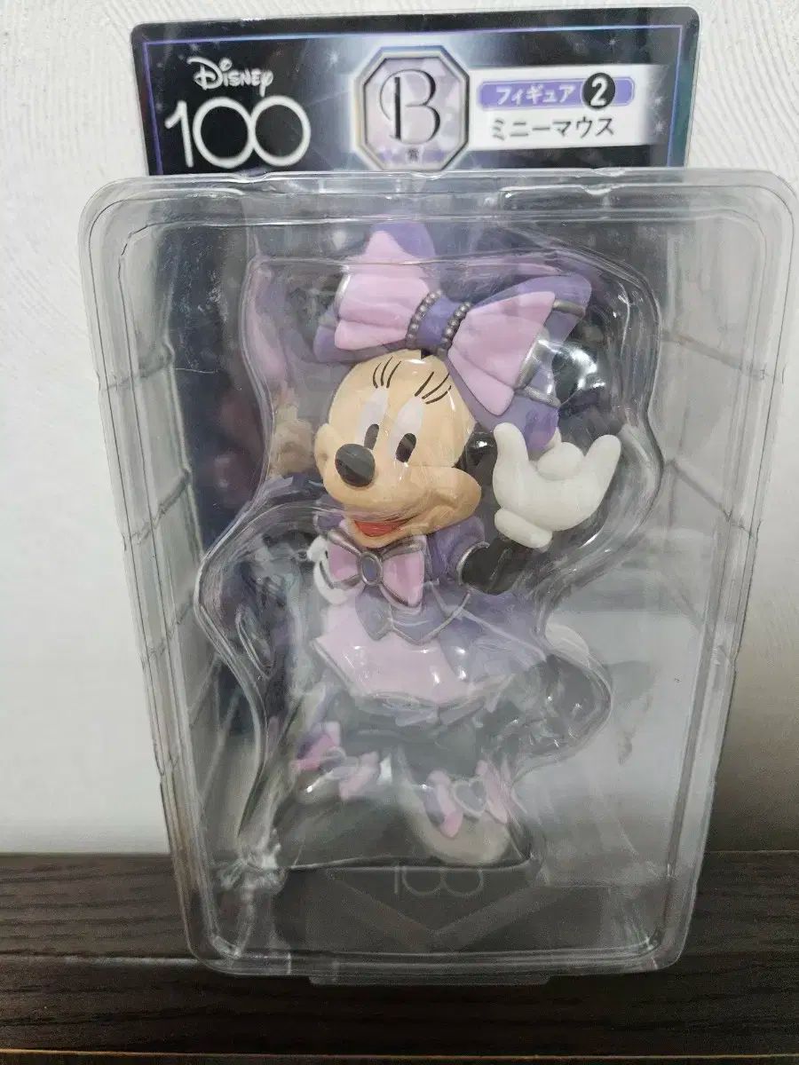 【雷市場（ポンジャン）商品韓国直送】 Disney(ディズニー) 一番くじ 100 記念日 くじ B 賞 ミニーマウス フィギュア 未開封