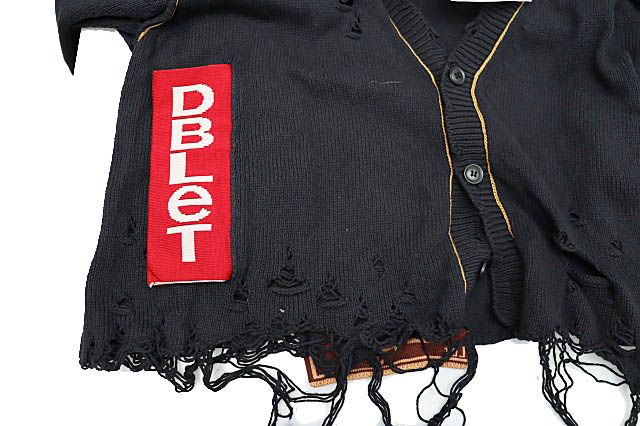 完売品！25ss doublet ダブレット デニムカーディガン M 完売品！25ss 新品 doublet ダブレット デニムカーディガン M