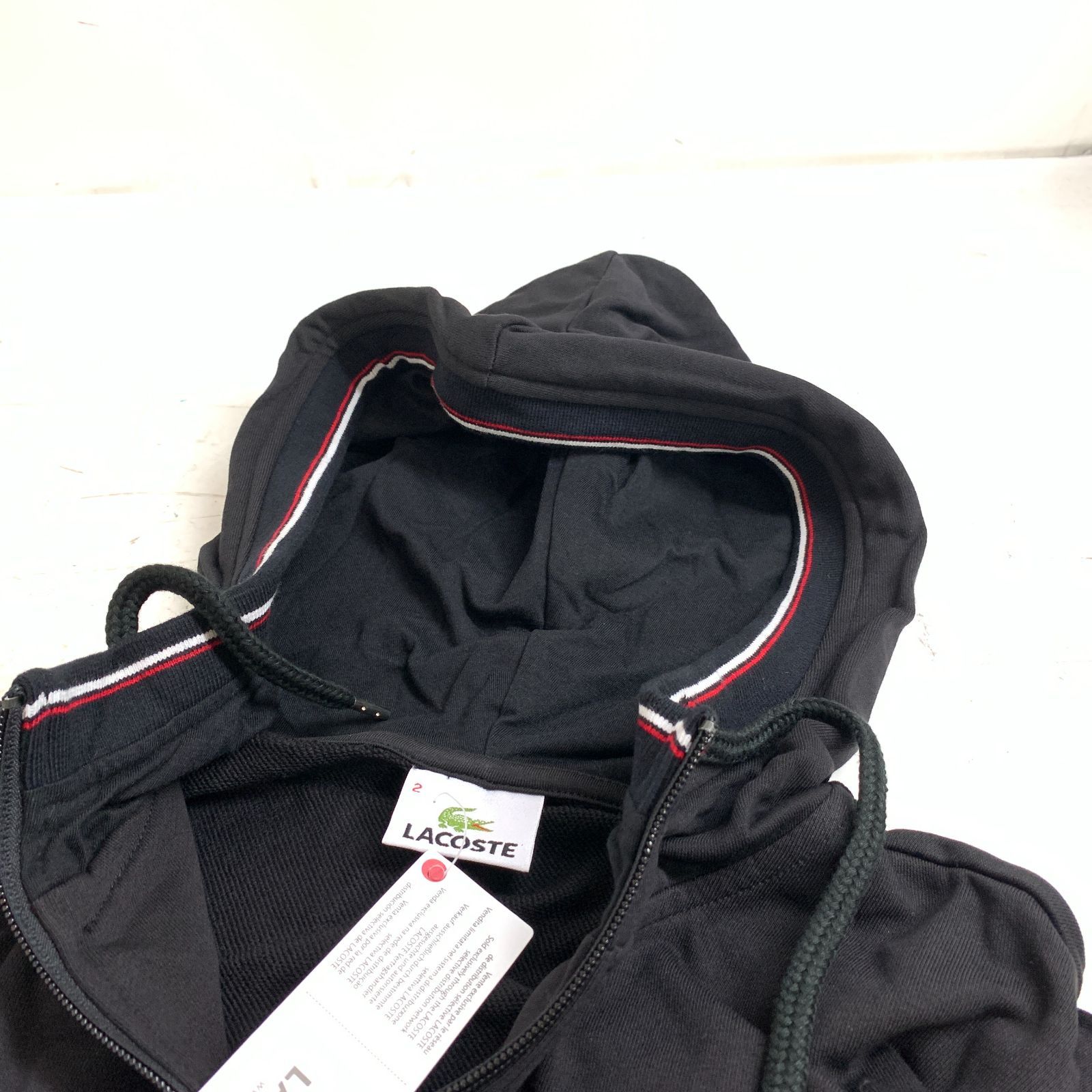 シ*ー様 【未使用】LACOSTE フルジップ ウィンドブレーカー パーカー ( LACOSTE フルジップ ウィンドブレーカー パーカー (XL・新品