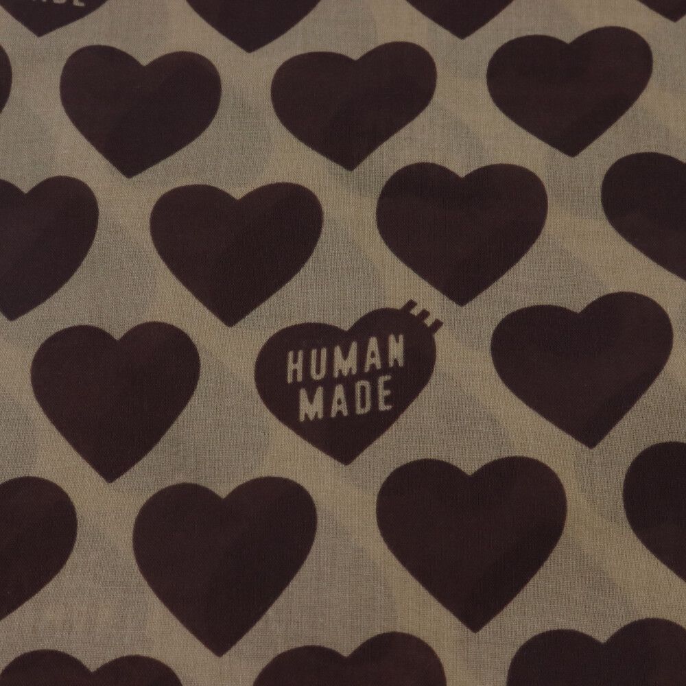 HUMAN MADE HEART STOLE ストール　ブラウン HUMAN MADE (ヒューマンメイド) HEART STOLE ハート ストール
