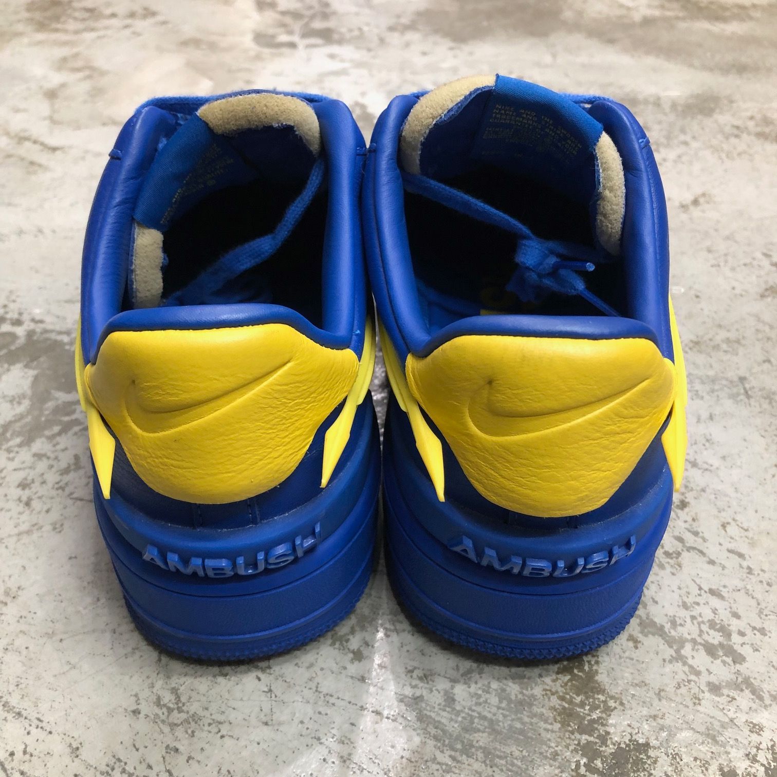 国内正規 AMBUSH Nike Air Force 1 Low Game Royal and Vivid Sulfur 