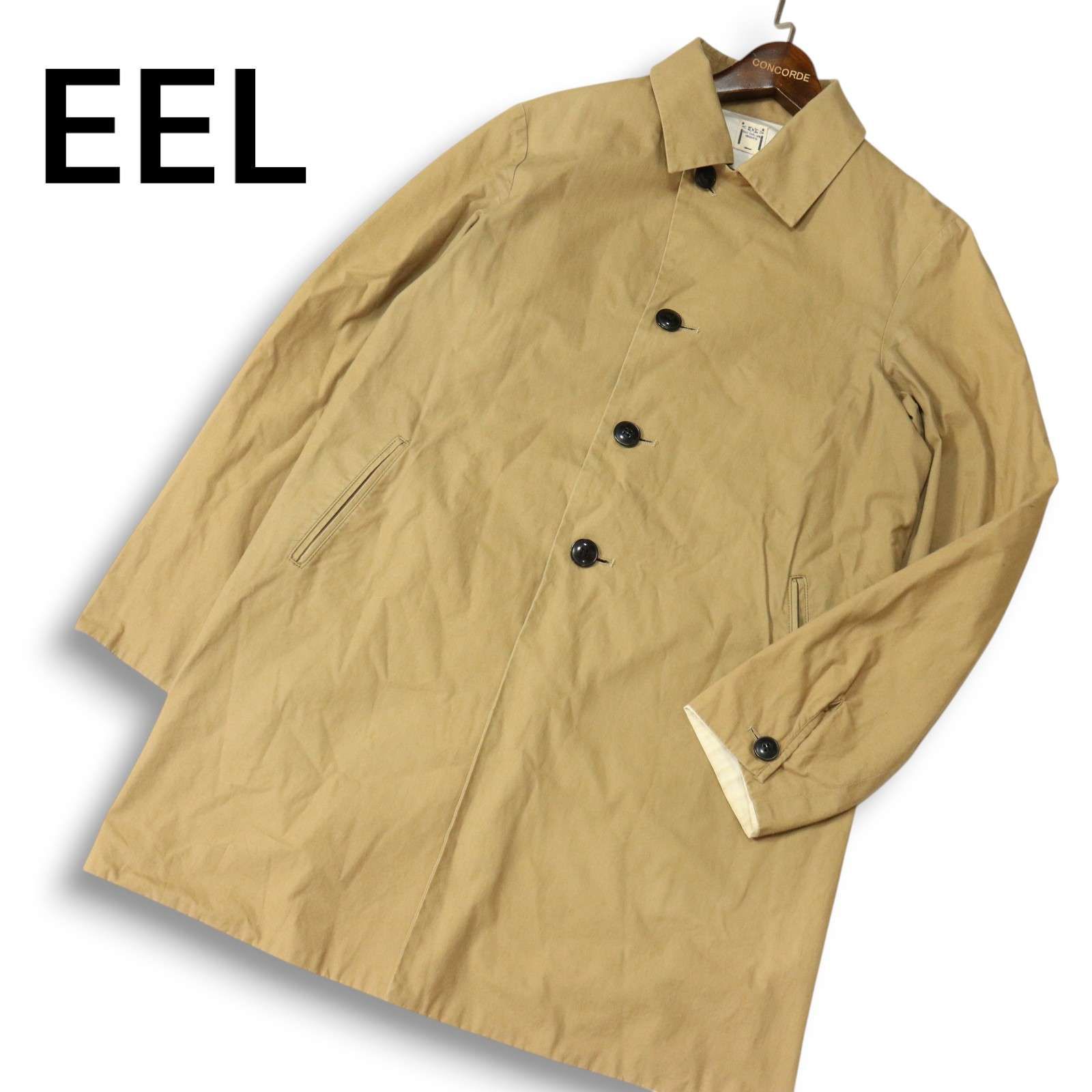 EEL Sakura Coat ベージュ ステンカラーコート Lサイズ EEL Sakura Coat ベージュ ステンカラーコート Lサイズ EEL