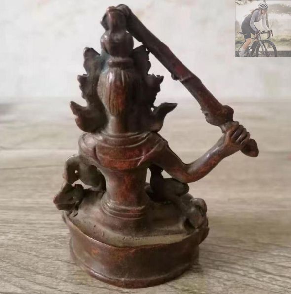 仏教美術 文殊菩薩仏像 奉納仏像 鎮宅 辟邪 開運 工芸品 置物 - メルカリ