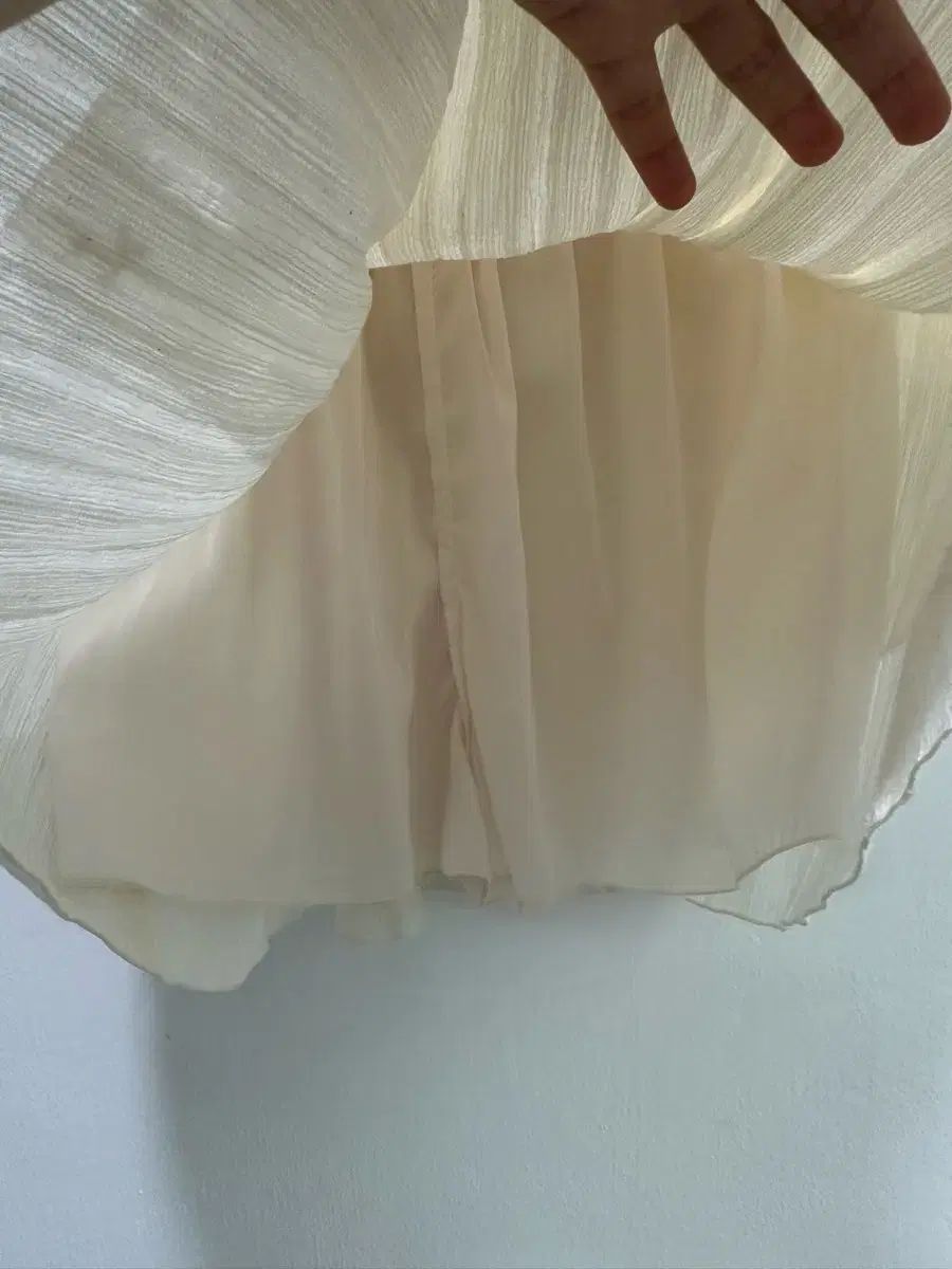 ラップミニスカート アイボリー