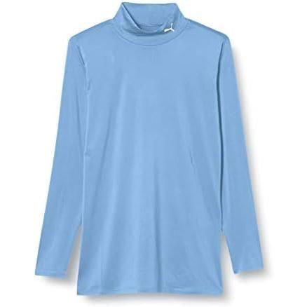 プーマ(PUMA) サッカー コンプレッション モックネック 長袖シャツ 656331 メンズ サックス/ホワイト(12) XLサイズ