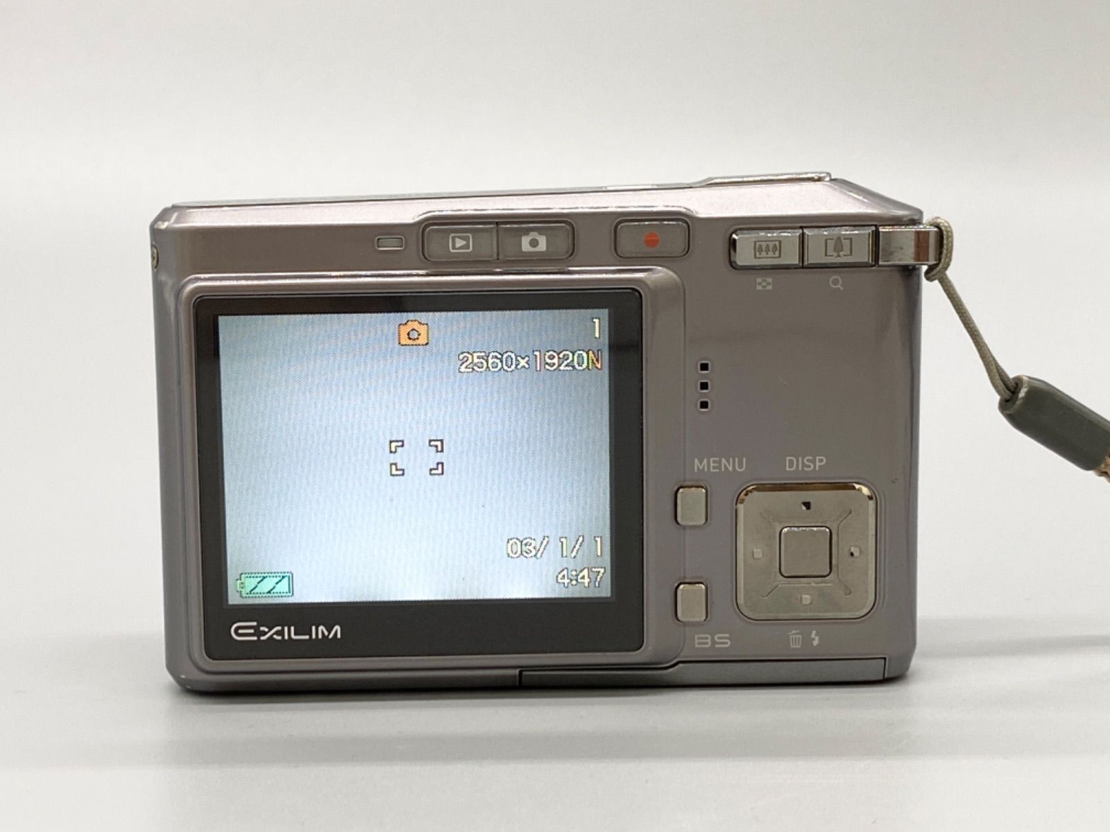 CASIO EXILIM EX-S500 シルバー オールド コンデジ デジカメ Casio EX-S500
