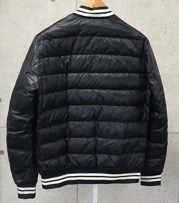 MONCLER 銀座店 モンクレール AUBURN レザー切替 ダウンジャケット