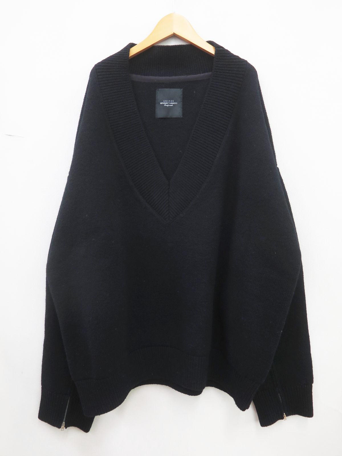 UNUSED V-neck knit アンユーズド US1497 UNUSED アンユーズド US1497 18AW V NECK Zip Knit ニット 2