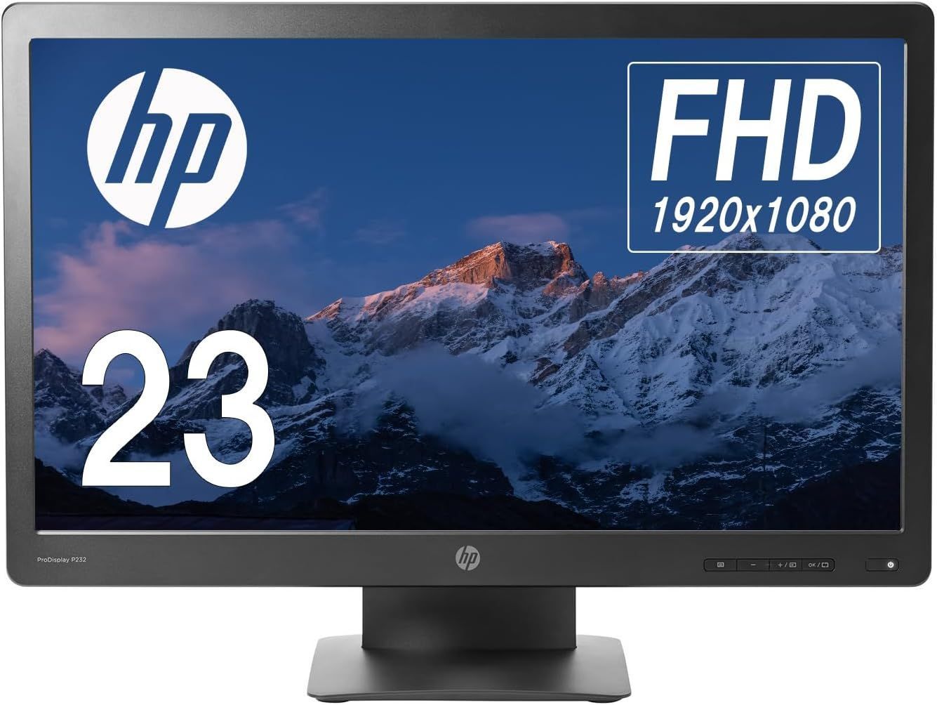 エイチピー 23インチワイド 液晶モニター P232 1920x1080 フルHD VGA DisplayPort HDCP ブルーライト軽減