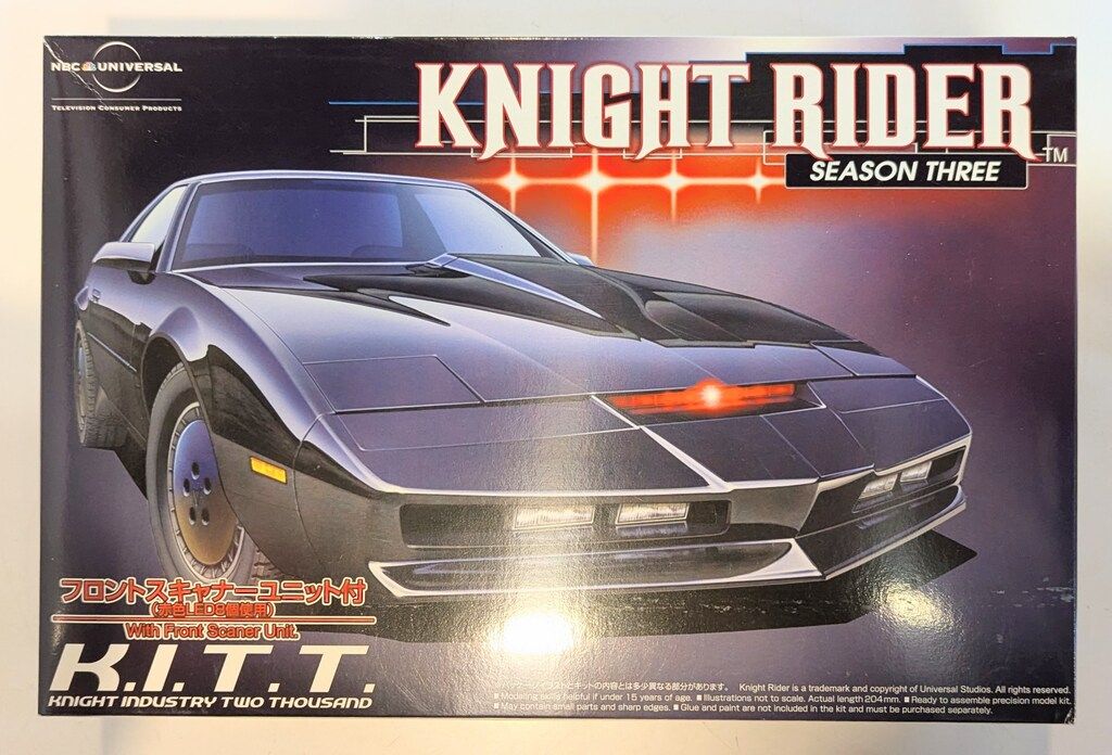SCANNER - 1/24 ナイト2000 K.I.T.T. シーズンIII(フロントスキャナーユニット付) ナイトライダーシリーズ プラモデル(041253) アオシマ 1/24 ナイトライダー ナイト 2000 K.I.T.T. シーズンIII