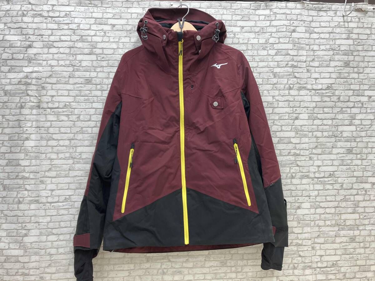上下セット スキーウェア MIZUNO ミズノ DEMO MODEL PARKA-PANTS Z2MEA321 Z2MFA321 サイズM エンジ×ブラック