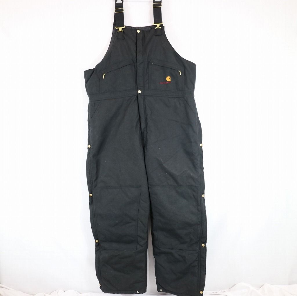 新品タグ付き Carhartt カーハート ダック地 中綿 オーバーオール 防寒 