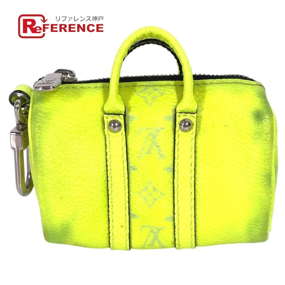 LOUIS VUITTON ルイヴィトン キーホルダー ポルトクレ ミニキーポル M01048 タイガレザー イエロー