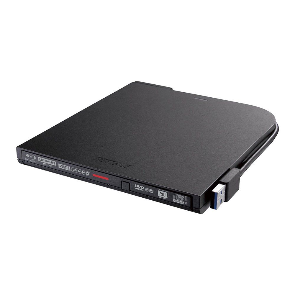 BUFFALO バッファロー UHD BD対応 ポータブルブルーレイドライブ ブラック BRUHD-PU3-BK 