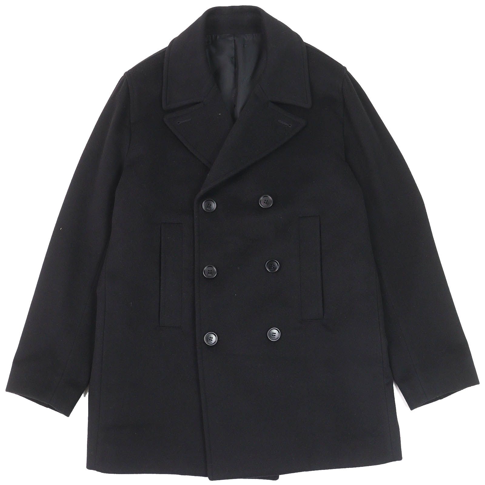 TETE HOMME /テットオム/ラップコート/sizeM/黒 TETE HOMME /テットオム/ラップコート/sizeM/黒(テットオム
