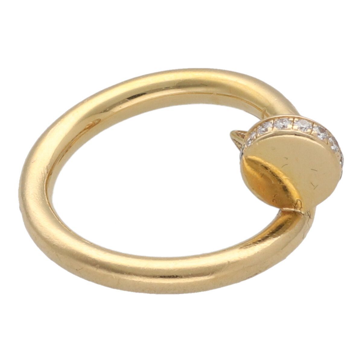 中古】 Cartier カルティエ ジュストアンクルリング 50 B4216950 K18YG 