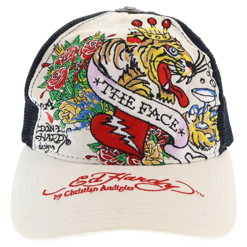 Ed Hardy (エドハーディー) ×BOA コラボキャップ 刺繍デザイン 帽子