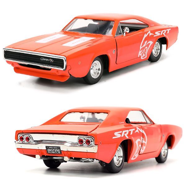 JADATOYS 1:24 BTM 1968 Dodge Charger R/T ミニカー - メルカリ