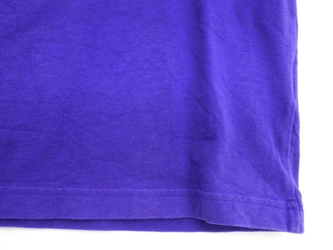 NIKE ナイキ AIR JORDAN 刺繍 Tシャツ sizeM/紫 ■◆ メンズ