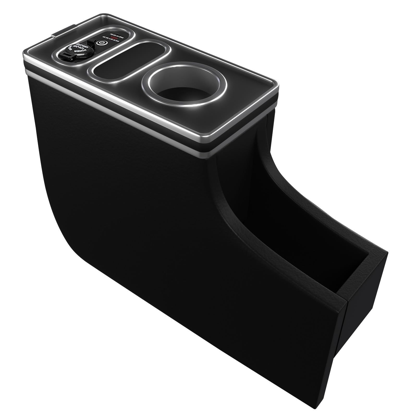 CRAFTWORKS クラフトワークス スペーシア コンソールボックス MK54S MK94S コンソール ボックス ギア カスタム センターコンソール アームレスト ブラック カップホルダー 内装 収納 小物入れ 収納 ドリンク スマホ ホルダー LE